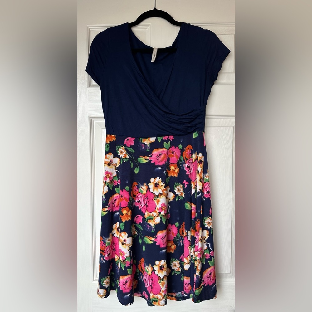 Faux Wrap Dress